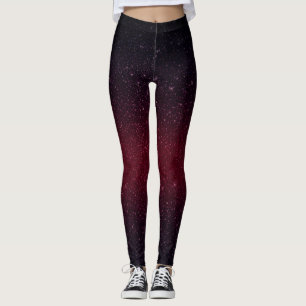 Leggings Parties scintillantes rouges modernes de Faux de