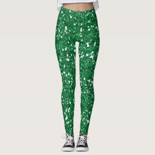 Leggings Parties scintillantes vertes