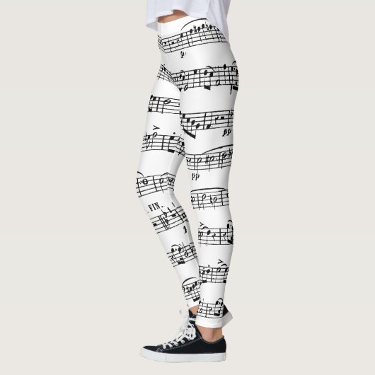 Leggings Partition en blanc (Gauche)
