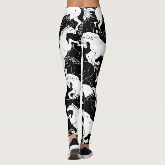 LEGGINGS PASSION DE CHEVAUX (Dos)