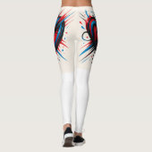 Leggings "Passion Pulse - Gras Manches Longue Coeur Rouge & (Dos)