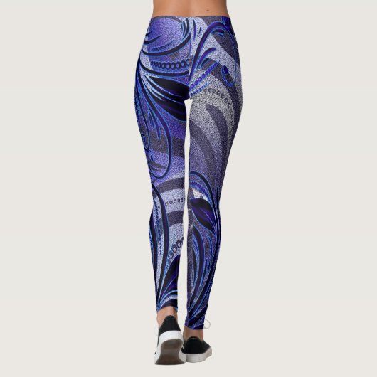Leggings Passion violette (Dos)