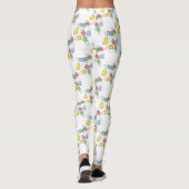 Leggings Pastel Candy Corn Pâques Panier Candy Kernels (Dos)
