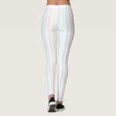 Leggings Pastel Candy Stripe Arc-en-ciel (Dos)