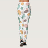 Leggings Pastel Colors Formes bio Motif sans couture (Dos)