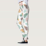 Leggings Pastel Colors Formes bio Motif sans couture<br><div class="desc">Les couleurs pastel colorent des formes organiques abstraites en motif fluo sur un arrière - plan blanc,  un design moderne et tendance.</div>