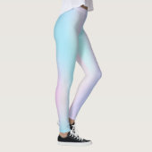 Leggings Pastel Colours Abstrait Arrière - plan d'iridescen (Droite)