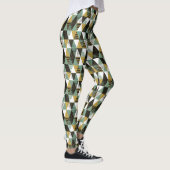 Leggings Pastel Colours Moderne géométrique Triangles Motif (Droite)