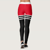 Leggings Pastel | Couleurs en gras mélangés avec des bandes (Dos)