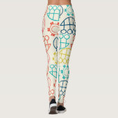 Leggings pastel de style vintage (Dos)