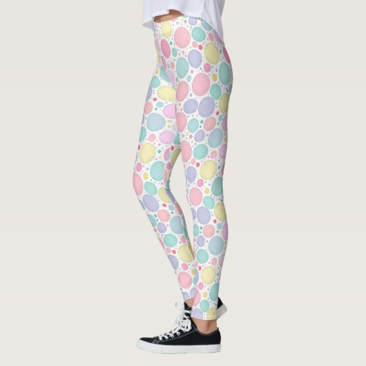 Leggings Pastel Dots Un-Perfect Pattern (Gauche)