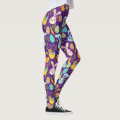Leggings Pastel Easter Bunny Motif (Droite)