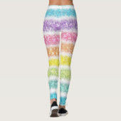 Leggings Pastel Glitter Rainbow (Dos)