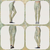 Leggings Pastel Green Cree Beige grès naturel