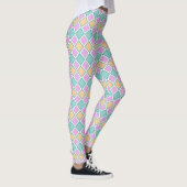 Leggings  Pastel Harlequin Prism Small Diamond Pattern (Droite)