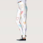 Leggings Pastel Hearts (Gauche)