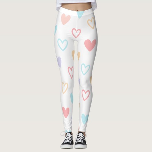 Leggings Pastel Hearts (Devant)