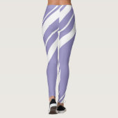 Leggings Pastel Pale Lavender Purple Art Abstrait (Dos)