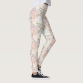 Leggings Pastel Peony & Butterfly Flower Motif (Droite)