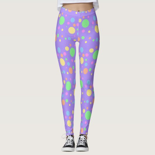 Leggings Pastel Pois (Devant)