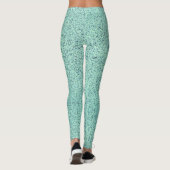 Leggings Pastel Printemps Vert béton texture (Dos)