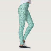 Leggings Pastel Printemps Vert béton texture (Droite)