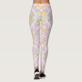 Leggings Pastel Psychedelic Pattern | Groovy Liquid Marble  (Dos)
