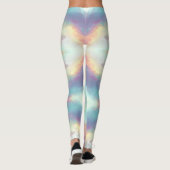 Leggings Pastel Psychedelic Pattern | Iridescent Nebula (Dos)