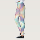 Leggings Pastel Psychedelic Pattern | Iridescent Nebula (Gauche)