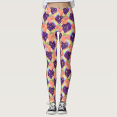 Leggings Pastel Puking Citrouille minuit (Devant)
