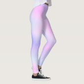 Leggings Pastel Rainbow Colonnes Abstrait Blur Gradient Omb (Droite)