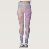 Leggings Pastel Rainbow Cravate-Dye, printemps été (Devant)