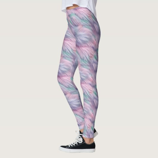 Leggings Pastel Rainbow Fur (Gauche)