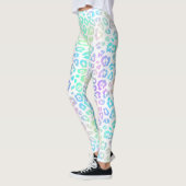 Leggings Pastel Rainbow Leopard Motif (Gauche)
