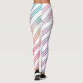 Leggings Pastel Rainbow strié (Dos)