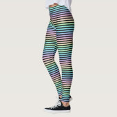 Leggings Pastel Rainbow Stripes (Gauche)