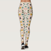 Leggings Pastel Retro Pattern | Abstract Pebble & Pod (Dos)
