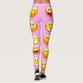 leggings pastel rose emoji (Dos)