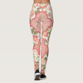 Leggings Pastel Rose Motif à patchwork floral (Dos)