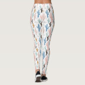 Leggings Pastel Saguaro Cactus Motif (Dos)