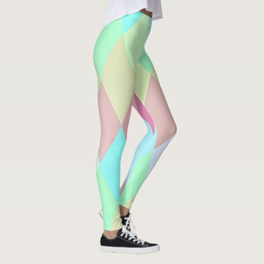 Leggings Pastel simple et coloré Harlequin| Légendes (Droite)