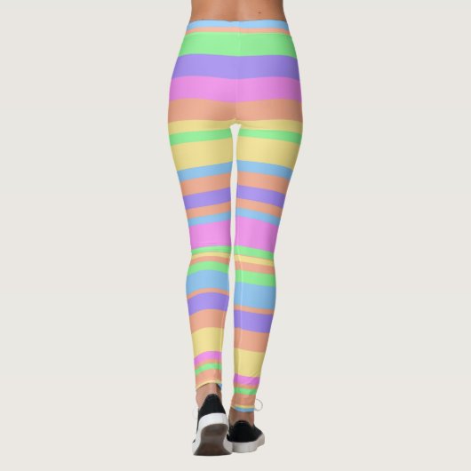 Leggings Pastel Stripes (Dos)