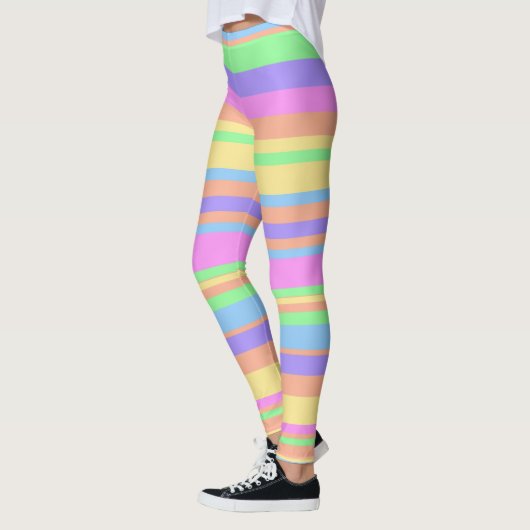 Leggings Pastel Stripes (Gauche)