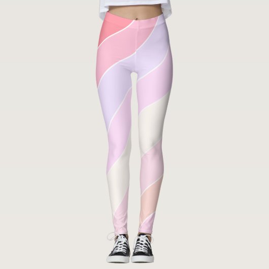 Leggings Pastel Stripes (Devant)