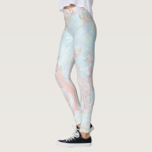 Leggings pastel tourbillonnant (Gauche)