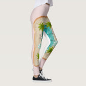 Leggings Pastel Vaporwave Pool Toast (Droite)