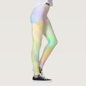 Leggings Pastels abstraits colorés (Droite)