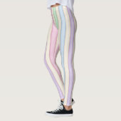 Leggings Pastels Multicolores Distressés (Gauche)