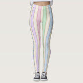 Leggings Pastels Multicolores Distressés (Devant)