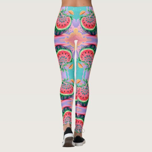 Leggings pastèque colorée (Dos)